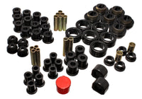 Thumbnail for Energy Suspension 81-87 Chevy/GMC 4WD (W/ Stock Front Springs) Black Hyper-flex Master Bushing Set