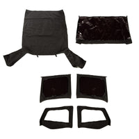 Thumbnail for Rugged Ridge Montana Top Black Diamond W/SkinsTinted 88-95 YJ