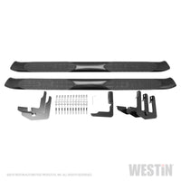 Thumbnail for Westin 2015-2018 Ford F-150 SuperCab PRO TRAXX 5 Oval Nerf Step Bars - Black