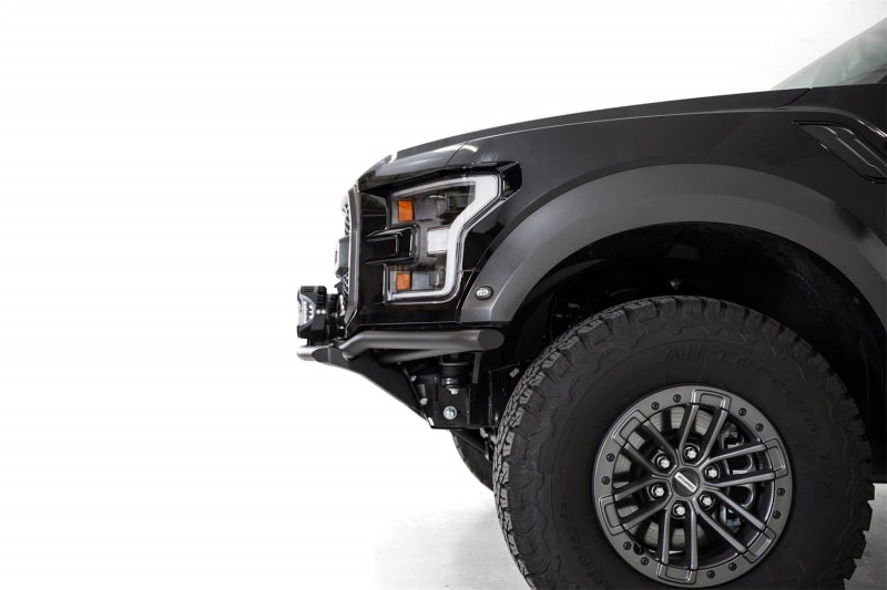 Addictive Desert Designs 17-20 Ford Raptor Pro Add-On Light Hoop - Hammer Black
