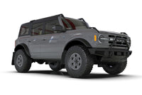 Thumbnail for Rally Armor 21-24 Ford Bronco (Steel Bmpr + RB - NO Rptr/Sprt) Blk Mud Flap w/Area Blue Logo