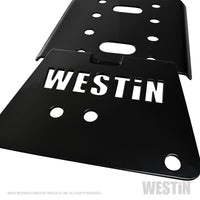 Thumbnail for Westin/Snyper 07-11 Jeep Wrangler Transmission Pan Skid Plate - Textured Black