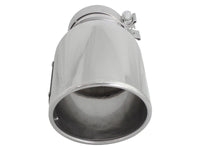 Thumbnail for aFe MACH Force-XP 304 SS Right Side Single Wall Polished Exhaust Tip 4in Inlet x 6in Outlet x 12in L