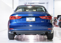 Thumbnail for AWE Tuning Audi 8V A3 Touring Edition Exhaust - Dual Outlet Diamond Black 90 mm Tips