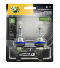 Thumbnail for Hella H11 12V 55W PGJ19-2 HP2.0 Performance Halogen Bulb - Pair
