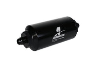 Thumbnail for Aeromotive In-Line Filter - (AN-6 Male) 10 Micron Fabric Element Bright Dip Black Finish