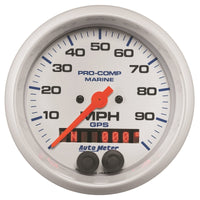 Thumbnail for Autometer Gauge GPS Speedometer 3-3/8in 100 MPH Marine White Gauge