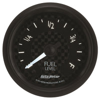 Thumbnail for Autometer GT Series 52mm Full Sweep Electronic 0-280 ohm Fuel Level Programmable Empty-Full Range