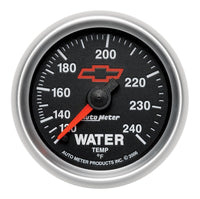Thumbnail for Autometer Sport-Comp II 2-1/16in 120-240 Deg Mechanical Water Temp Gauge - Bowtie Black