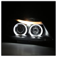 Thumbnail for Spyder BMW E90 3-Series 06-08 Projector LED Halo Amber Reflctr Rplc Bulb Blk PRO-YD-BMWE9005-AM-BK