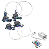 Thumbnail for Oracle BMW 3 Series 06-11 Halo Kit - Projector - ColorSHIFT w/ Simple Controller SEE WARRANTY