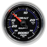 Thumbnail for Autometer Cobalt 52mm 30 PSI Electronic Boost Gauge