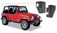 Thumbnail for Bushwacker 97-06 Jeep Wrangler Trail Armor Rear Corners - Black