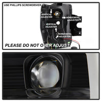 Thumbnail for Spyder 08-10 Ford F-250 SD Projector Headlights V2-Switch Back Light Bar-Black PRO-YD-FS08V2-SBLB-BK