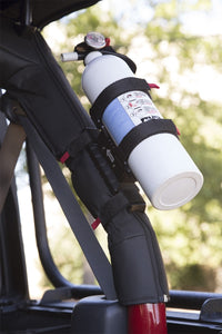 Thumbnail for Rugged Ridge 76-20 Jeep Wrangler Elite Fire Extinguisher Holder