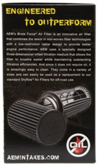 Thumbnail for AEM 3.5 in x 9 in Dryflow Conical Air Filter