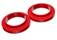 Thumbnail for Energy Suspension Universal 3 3/4in ID 25 7/16in OD 3/4in H Red Coil Spring Isolators (2 per set)