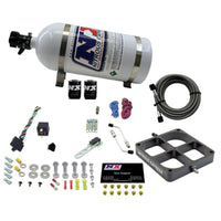 Thumbnail for Nitrous Express Single Entry Crossbar 8500 Based Throttle Body Nitrous Kit w/10lb Bottle