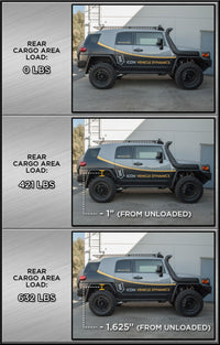 Thumbnail for ICON 2007+ Toyota FJ / 2003+ Toyota 4Runner Rear 3in Dual Rate Spring Kit