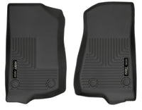 Thumbnail for Husky Liners 19-24 Jeep Wrangler JL/JLU WeatherBeater Front Row Black Floor Liners