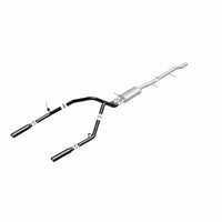 Thumbnail for MagnaFlow SYS Cat-Back 3.5in Black Dual Split Rear Tips 10-13 Chevy Silverado / GMC Sierra 5.3L