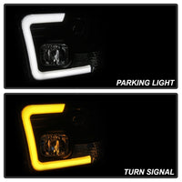 Thumbnail for Spyder 09-16 Dodge Ram 1500 Ver 2 Proj Headlight - Light Bar Turn Signal - Blk - PRO-YD-DR09V2-SB-BK