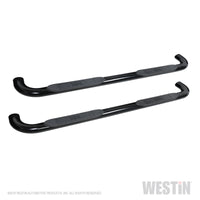 Thumbnail for Westin 2019 Chevrolet Silverado/Sierra 1500 Crew Cab Platinum 4 Oval Nerf Step Bars - Black