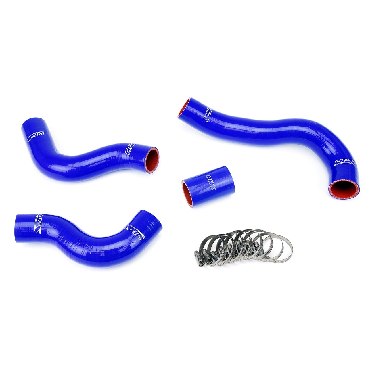 HPS Blue Reinforced Silicone Radiator Hose Kit Coolant for Nissan 84-89 300ZX 3.0L V6 Turbo / NA