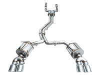 Thumbnail for AWE Tuning 19-23 Audi C8 S6/S7 2.9T V6 AWD Touring Edition Exhaust - Chrome Silver Tips