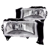 Thumbnail for ANZO 1997-2004 Dodge Dakota Crystal Headlights Chrome