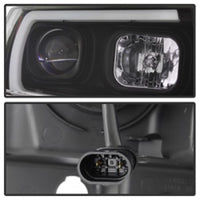 Thumbnail for Spyder 99-04 Jeep Grand Cherokee Projector Headlights - Light Bar DRL LED - Black