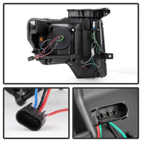 Thumbnail for Spyder Ford F150 09-14 Projector Headlights Halogen Model- Light Bar DRL Chrm PRO-YD-FF15009-LBDRL-C