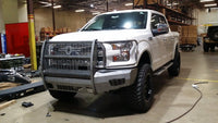 Thumbnail for Road Armor 15-17 Ford F-150 Vaquero Front Bumper Full Guard - Tex Blk
