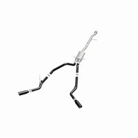Thumbnail for MagnaFlow SYS Cat-Back 3.5in Black Dual Split Rear Tips 14-15 Chevy Silverado/GMC Sierra 4.3L-5.3L