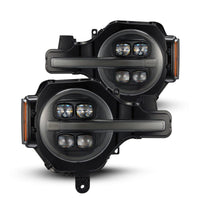 Thumbnail for AlphaRex 21-23 Ford Bronco NOVA LED Proj Headlights Alpha-Black w/Activ Light/Seq Signal/DRL