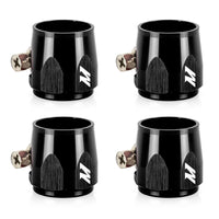 Thumbnail for Mishimoto Aluminum -8AN Hex Finishers - Black