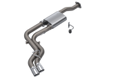 Thumbnail for QTP 15-18 Ford F-150 CC/EC Standard Bed 304SS Screamer Cat-Back Exhaust w/3in Tips