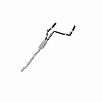 Thumbnail for MagnaFlow SYS Cat-Back 3.5in Black Dual Split Rear Tips 10-13 Chevy Silverado / GMC Sierra 5.3L