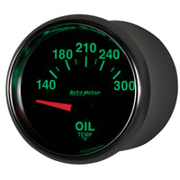 Thumbnail for Autometer GS 52mm 140-300 Deg F Short Sweep Electronic Oil Temperature Gauge