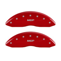Thumbnail for MGP 4 Caliper Covers Engraved Front & Rear MGP Red finish silver ch