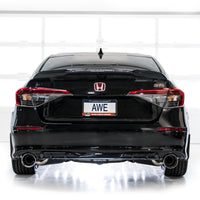 Thumbnail for AWE Tuning 22+ Honda Civic Si/Acura Integra Track Edition Catback Exhaust - Dual Chrome Silver Tips