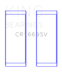 Thumbnail for King Volkswagen AZV/CFAC/AWX (Size +0.50mm) Connecting Rod Bearing Set