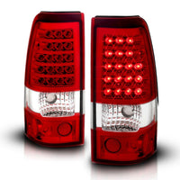 Thumbnail for ANZO 2003-2006 Chevrolet Silverado 1500 LED Taillights Red/Clear
