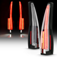 Thumbnail for ANZO 2007-2014 Cadillac Escalade Led Taillights Red/Clear