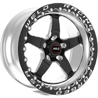 Thumbnail for Weld S71 17x10 / 5x5 BP / 7.2in. BS 43mm O/S Black Wheel (HighPad) - Single Beadlock