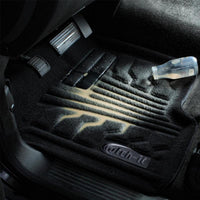 Thumbnail for Lund 08-10 Dodge Avenger Catch-It Carpet Rear Floor Liner - Black (2 Pc.)