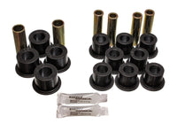 Thumbnail for Energy Suspension 06/86-97 Nissan 720/Hardbody P/U 4WD Black Front Leaf Spring Bushing Set