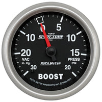 Thumbnail for Autometer Sport-Comp II VAC/Boost 2 5/8in 30 IN HG-20PSI Mechanical Gauge