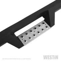 Thumbnail for Westin 2019 Chevrolet Silverado/Sierra 1500 Crew Cab Drop Nerf Step Bars - Textured Black