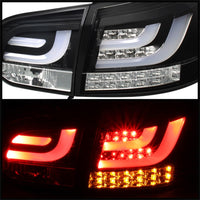 Thumbnail for Spyder Volkswagen Golf/GTI 10-13 G2 Type With Light Bar LED Tail Lights Black ALT-YD-VG10-LED-G2-BK